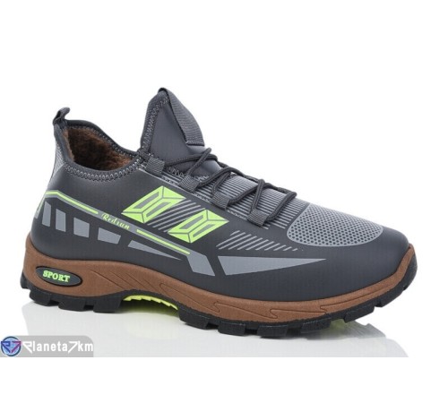 Кросівки чоловічі на зиму (8 пар р.41-46) сірий  "YAMMI SHOES" Кросівки чоловічі на зиму (8 пар р.41-46) сірий  "YAMMI SHOES"