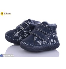 Пінетки дитячі на зиму (8 пар р.18-21) синій  "BELIES"