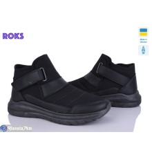 Черевики чоловічі на зиму (6 пар р.41-45) чорний  "Roks"