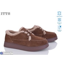 Туфлі жіночі на зиму (6 пар р.36-41) коричневий  "LOTOS"