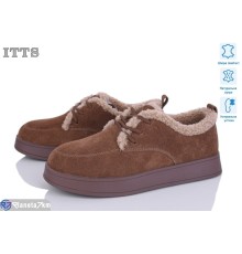Туфлі жіночі на зиму (6 пар р.36-41) коричневий  "LOTOS"