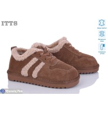 Дитячі туфлі на зиму (6 пар р.32-37) коричневий  "LOTOS"