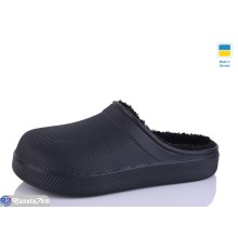 Жіночі сабо на зиму (8 пар р.37-40) чорний  "Melinda"