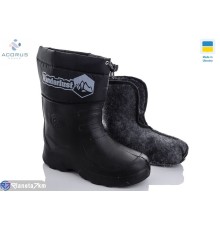 Чоловічі чоботи з піни на зиму (6 пар р.42-45) чорний  "Acorus"