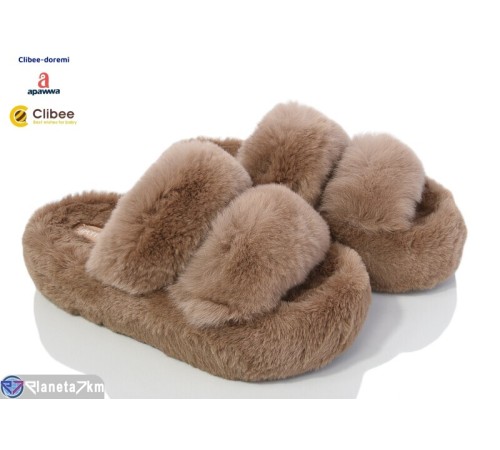 Тапки жіночі на зиму (6 пар р.35-40) коричневий  "BELIES-D" Тапки жіночі на зиму (6 пар р.35-40) коричневий  "BELIES-D"