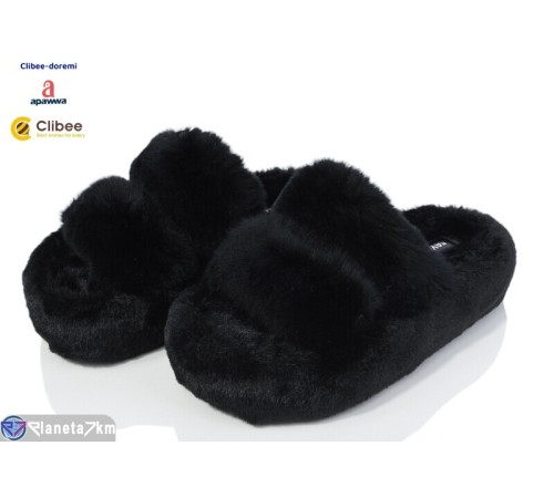 Тапки жіночі на зиму (6 пар р.35-40) чорний  "BELIES-D" Тапки жіночі на зиму (6 пар р.35-40) чорний  "BELIES-D"