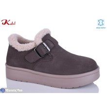 Туфлі жіночі на зиму (6 пар р.36-41) коричневий  "Jiulai-Kadisalun"