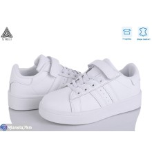 Дитячі кросівки на весну/осінь (8 пар р.32-37) білий  "STILUS"