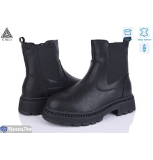 Черевики жіночі на зиму (8 пар р.36-41) чорний  "STILLI Group"
