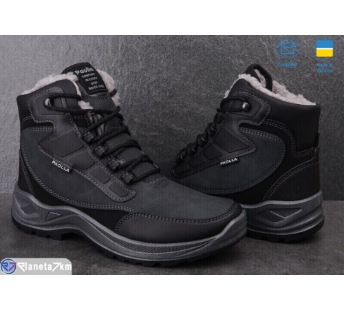 Черевики чоловічі (8 пар р.40-46) сірий  "OLLA" Черевики чоловічі (8 пар р.40-46) сірий  "OLLA"