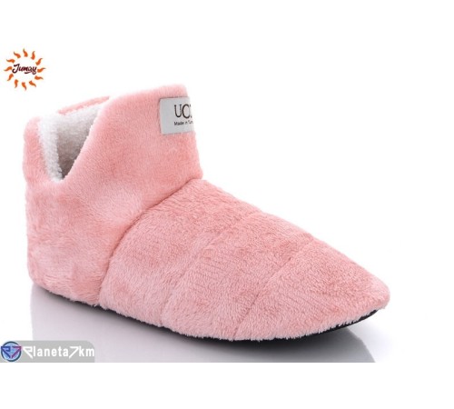 Тапки жіночі на зиму (6 пар р.36-40) рожевий  "Jumay" Тапки жіночі на зиму (6 пар р.36-40) рожевий  "Jumay"
