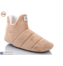 Тапки жіночі на зиму (6 пар р.36-40) бежевий  "Jumay"