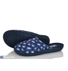 Тапки жіночі на весну/осінь (6 пар р.36-40) синій  "LUXORIS"