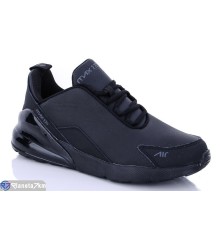 Кросівки чоловічі на весну/осінь (8 пар р.41-46) чорний  "DEVER"
