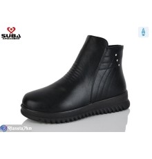 Черевики жіночі на зиму (8 пар р.37-42) чорний  "SUBA"
