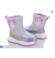 Дутики дитячі на зиму (8 пар р.28-33) сірий  "Normashoes" Дутики дитячі на зиму (8 пар р.28-33) сірий  "Normashoes"