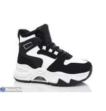 Кросівки жіночі на зиму (8 пар р.36-41) чорний  "Normashoes"
