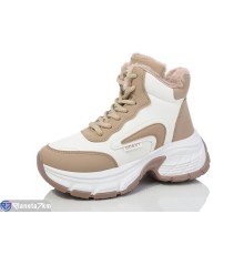 Кросівки жіночі на зиму (8 пар р.36-41) бежевий  "Normashoes"