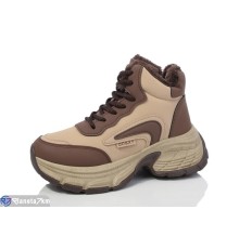 Кросівки жіночі на зиму (8 пар р.36-41) бежевий  "Normashoes"