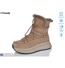 Черевики жіночі на зиму (6 пар р.36-41) хакі  "Trendy" Черевики жіночі на зиму (6 пар р.36-41) хакі  "Trendy"