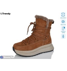 Черевики жіночі на зиму (6 пар р.36-41) коричневий  "Trendy" Черевики жіночі на зиму (6 пар р.36-41) коричневий  "Trendy"