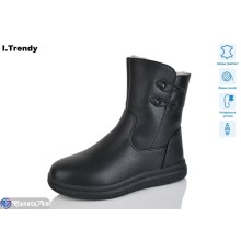 Черевики жіночі на зиму (6 пар р.36-41) чорний  "Trendy"