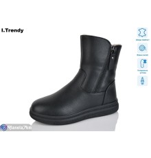 Черевики жіночі на зиму (6 пар р.36-41) чорний  "Trendy"