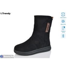 Черевики жіночі на зиму (6 пар р.36-41) чорний  "Trendy"