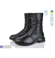 Черевики жіночі на зиму (6 пар р.37-41) чорний  "LISA"