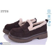 Туфлі жіночі на зиму (6 пар р.36-41) коричневий  "LOTOS"