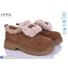 Туфлі жіночі на зиму (6 пар р.36-41) коричневий  "LOTOS"