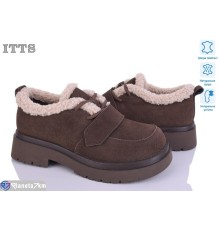 Туфлі жіночі на зиму (6 пар р.36-41) коричневий  "LOTOS"