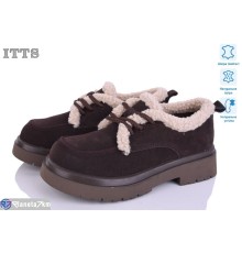 Туфлі жіночі на зиму (6 пар р.36-41) коричневий  "LOTOS"