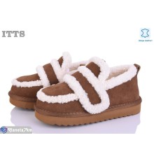 Дитячі туфлі на зиму (6 пар р.32-37) коричневий  "LOTOS"