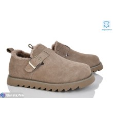 Туфлі жіночі на зиму (8 пар р.36-41) хакі  "VIOLA"