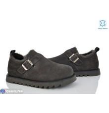 Туфлі жіночі на зиму (8 пар р.36-41) сірий  "VIOLA"