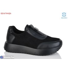 Кросівки жіночі на весну/осінь (8 пар р.36-41) чорний  "QQ&Панда"