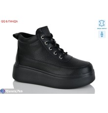 Черевики жіночі на зиму (8 пар р.36-41) чорний  "QQ&Панда" Черевики жіночі на зиму (8 пар р.36-41) чорний  "QQ&Панда"