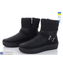 Дутики жіночі на зиму (8 пар р.37-42) чорний  "OLLA"