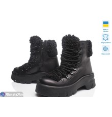 Черевики жіночі на зиму (4 пар р.36-39) чорний  "TIMUS-OPT"