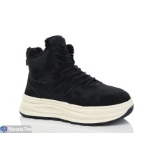 Кросівки жіночі на зиму (8 пар р.36-41) чорний  "Normashoes"