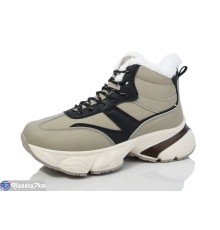 Кросівки жіночі на зиму (8 пар р.36-41) зелений  "Normashoes"