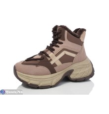 Кросівки жіночі на зиму (8 пар р.36-41) коричневий  "Normashoes"