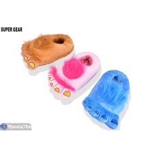 Тапки на зиму (3 пар р.One size) мікс  "Super Gear"