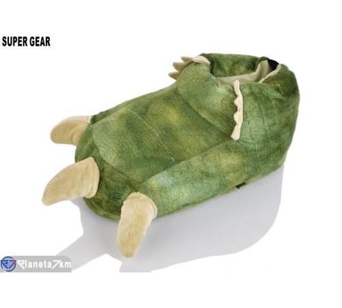 Тапки дитячі на зиму (2 пар р.37-39) зелений  "Super Gear" Тапки дитячі на зиму (2 пар р.37-39) зелений  "Super Gear"