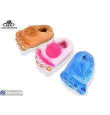 Тапки на зиму (3 пар р.One size) мікс  "Jibukang"