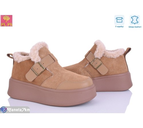 Черевики жіночі на зиму (6 пар р.36-40) camel  "PLPS" Черевики жіночі на зиму (6 пар р.36-40) camel  "PLPS"