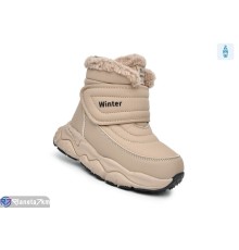 Дутики дитячі на зиму (8 пар р.27-32) коричневий  "TOMMY"