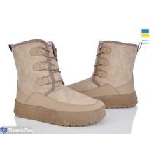 Черевики жіночі на зиму (8 пар р.37-42) бежевий  "OLLA"