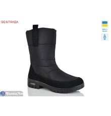 Чоботи жіночі на зиму (6 пар р.37-41) чорний  "QQ&Панда"